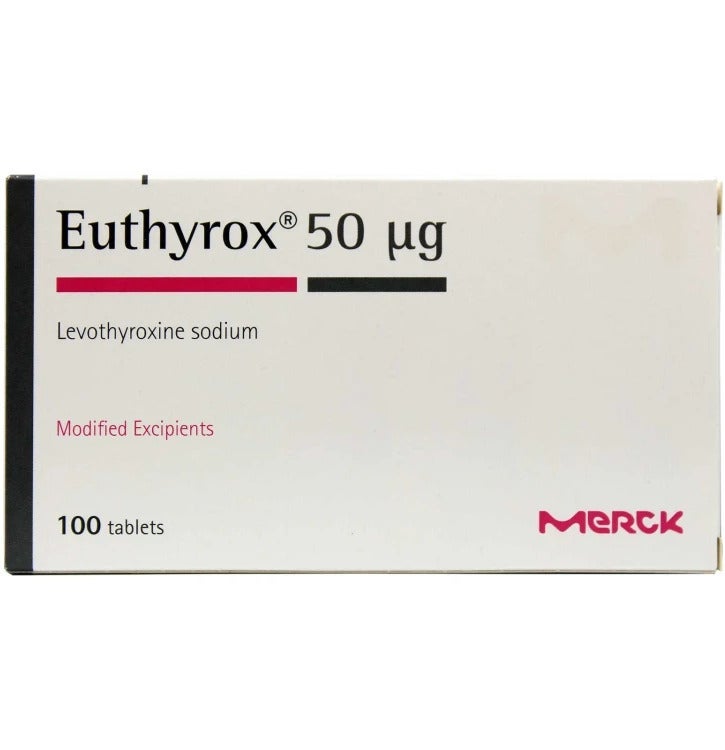 Euthyrox 50 Mcg Tablet 100pcs